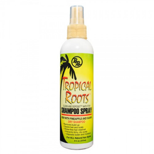 BB Tropical Roots Anti Itch Shampoo Spray 8oz BB Tropical Roots Anti Itch Shampoo Spray 8oz